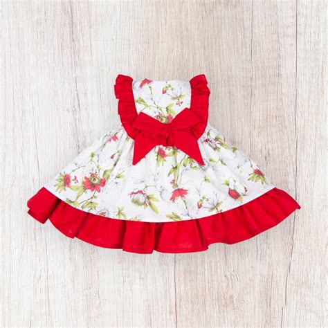 vestidos de bebe rojo de tommy hilfiger